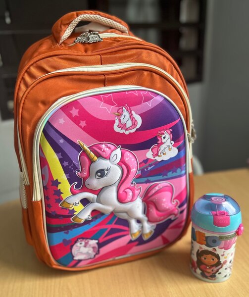 Ensemble Sac/gourde coloré