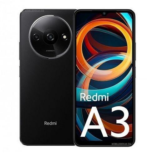 XIAOMI Redmi A3 - 6.7 - 64GO ROM - 3GO RAM - 2 SIM -13MP - 5000mAh - Noir