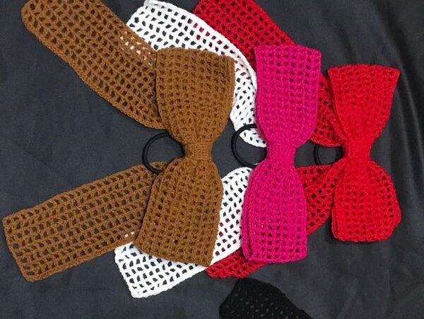 Crochet noeud pour cheveux