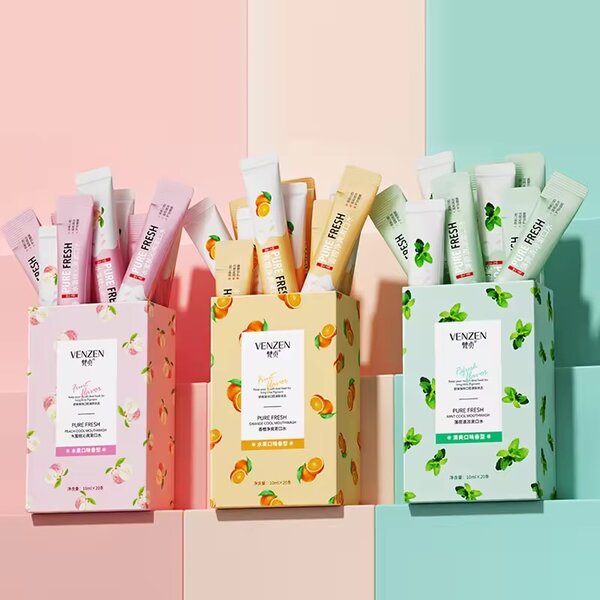 Sachet mouthwash