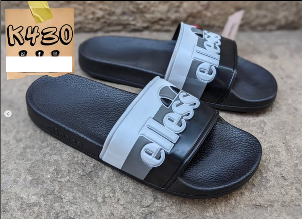 black flip flops
