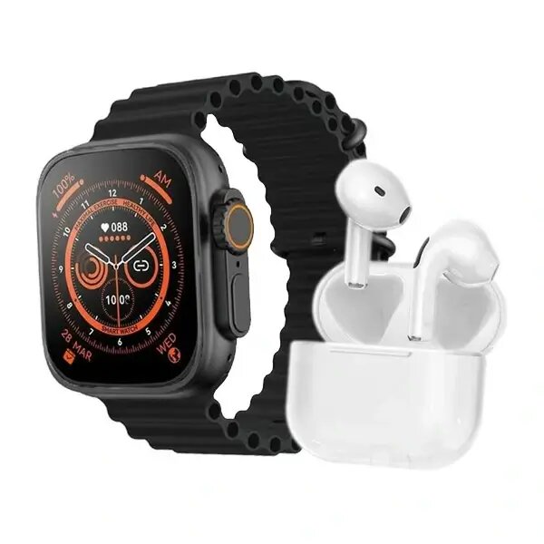 Montre connectée et écouteurs