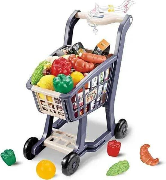 Mini chariot de supermarché jouet
