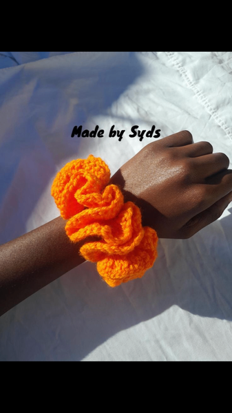 Scrunchie en laine