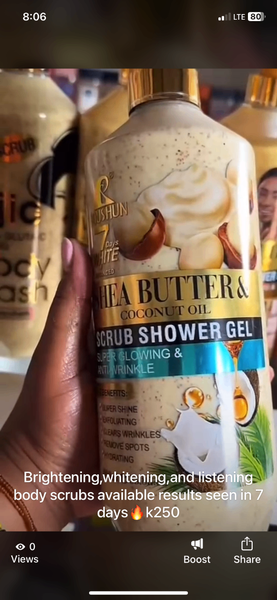 Skincare scrubs