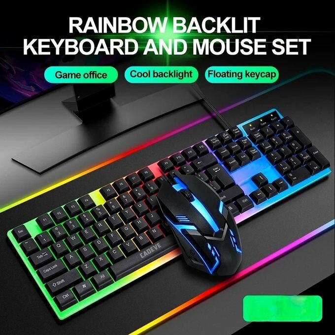 Kit Clavier et Souris RGB