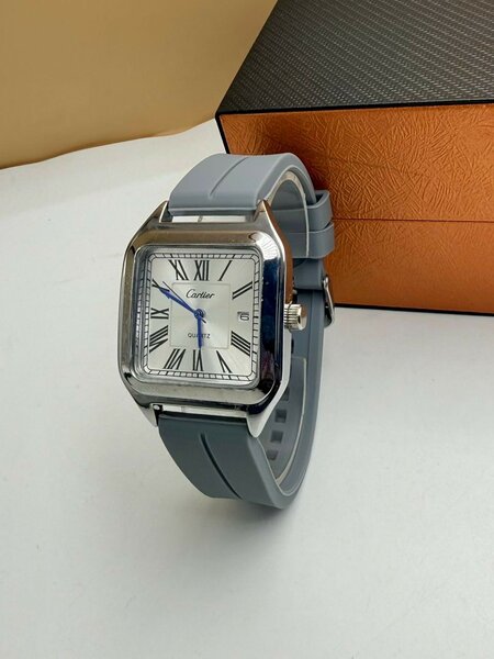 Montre Carrée en Silicone Quartz