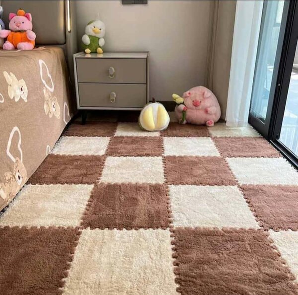 Tapis Puzzle Doux pour Enfants