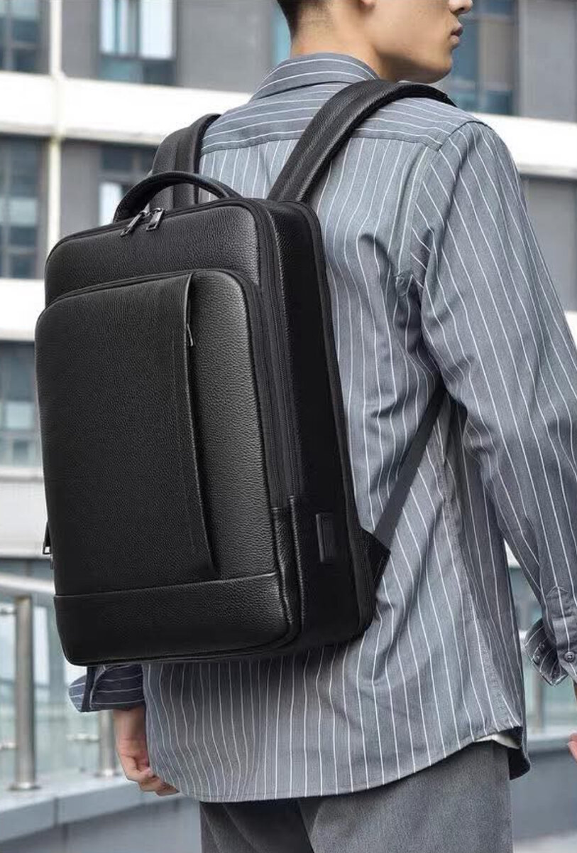 Sac à dos en cuir professionnel