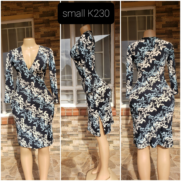 Robe noir bleu