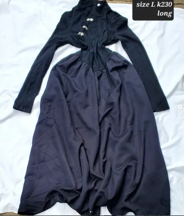 black dress