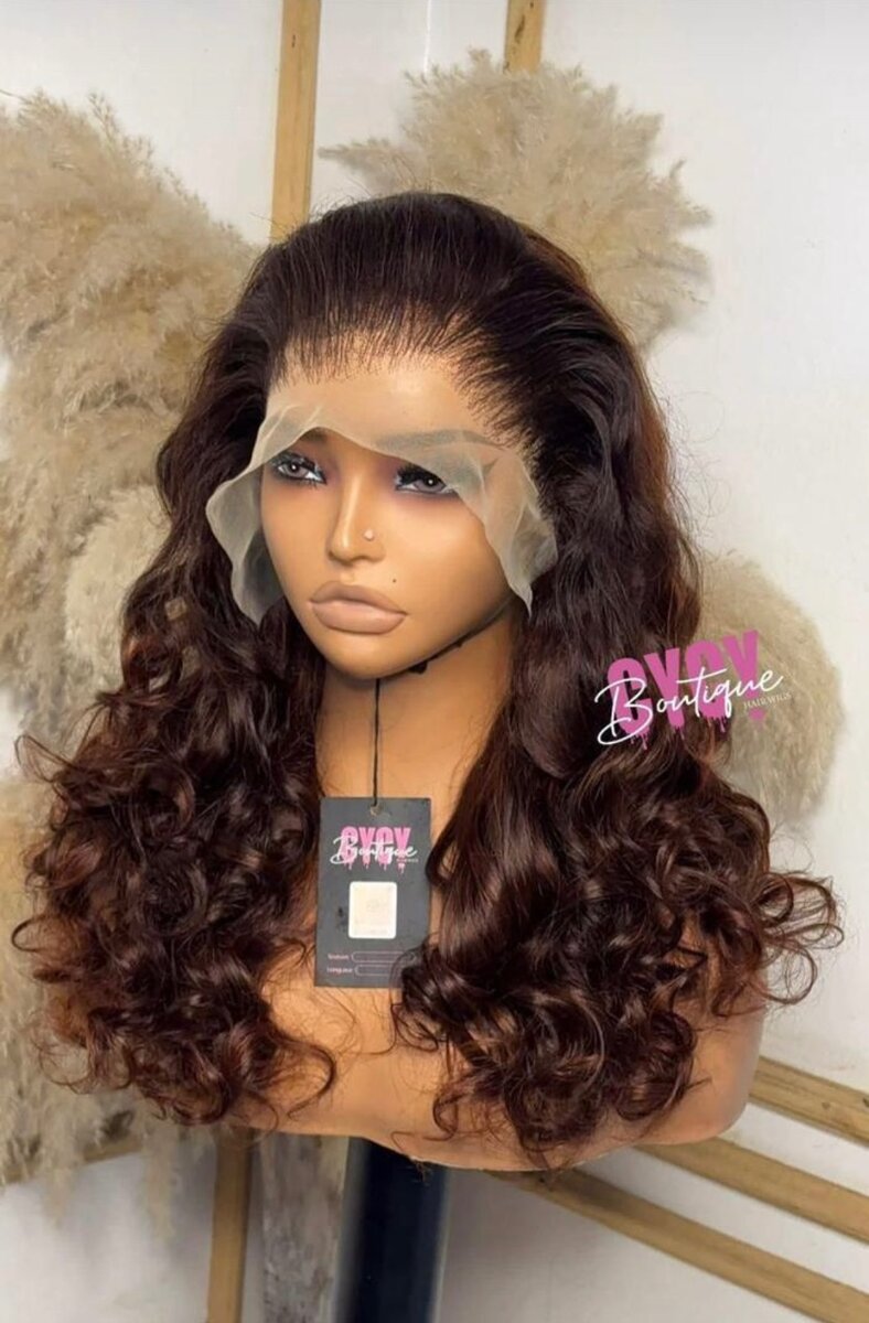 Luxury Curly Lace Front Wig