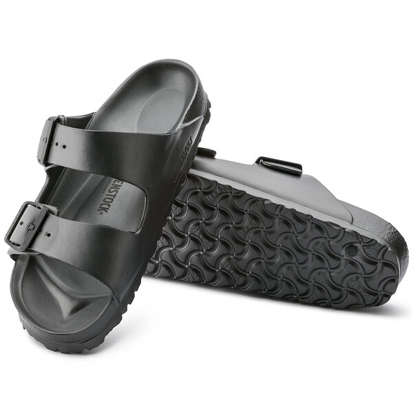 Sandales noires confortables avec boucles ajustables