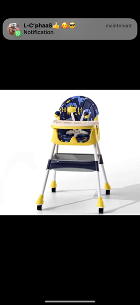 Chaise de bébé