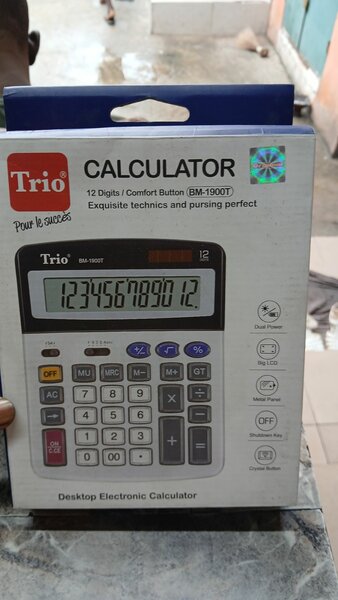 Calculatrices trio