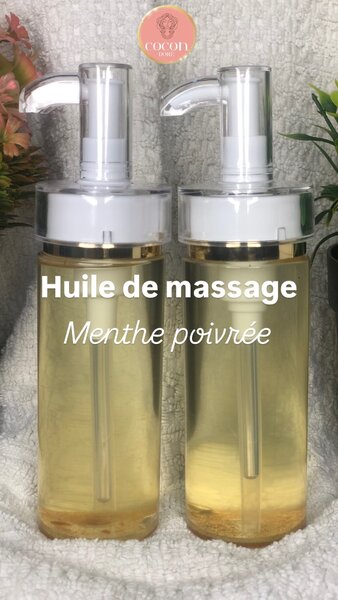 Huile de massage sensuelle