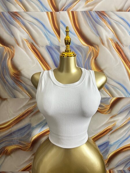 Débardeur Blanc Femme