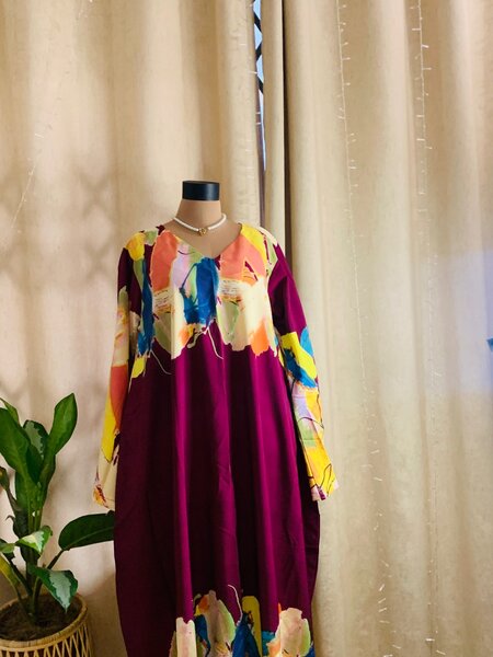 Long bubu dress