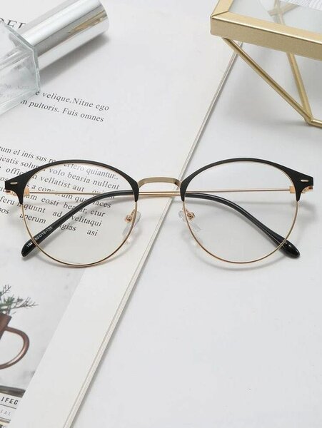 Lunettes rondes rétro chic