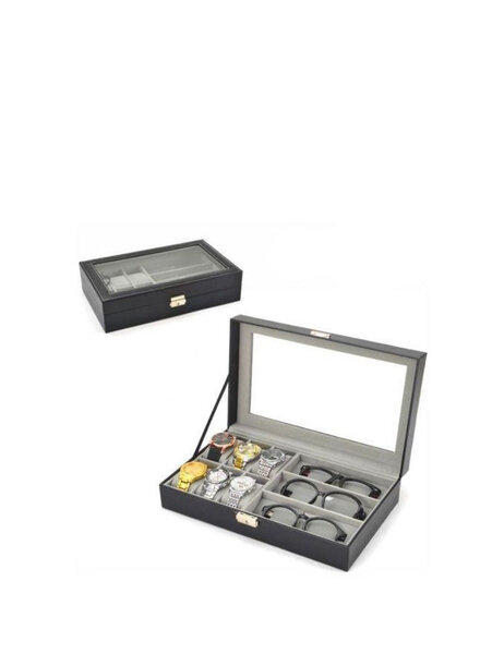 Boîte à Montres en Cuir Élégante
