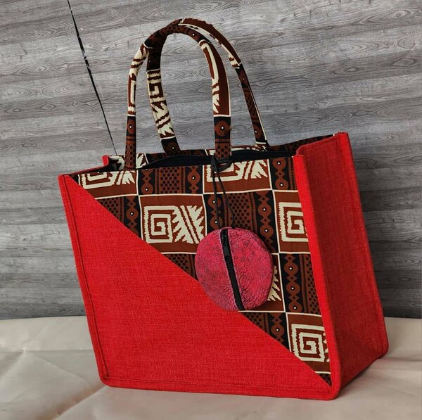 Sac cabas ethnique en toile