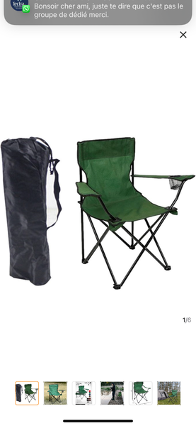 Chaise Pliante de Camping