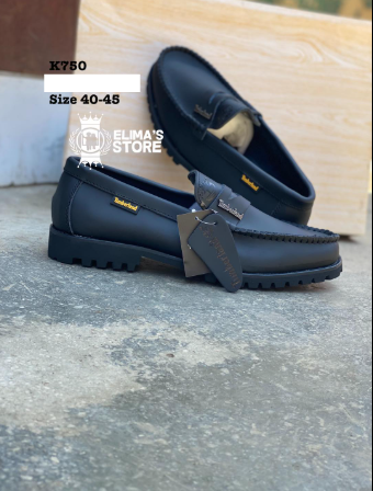 black loafers