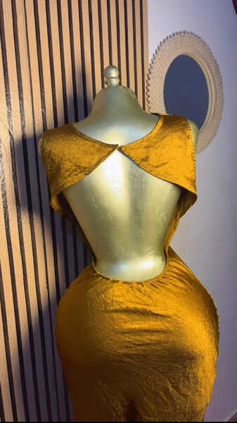 Robe Longue Satinée Éclatante