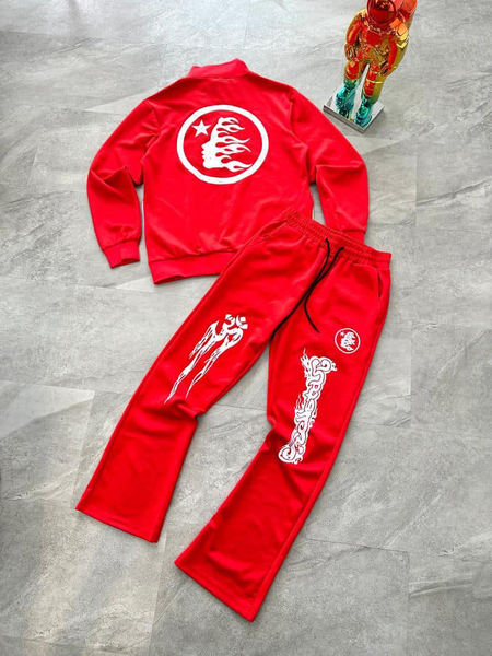 Sports suit red