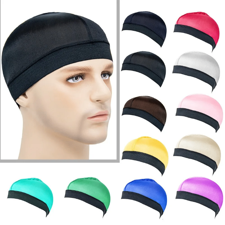Bonnet en satin unisexe