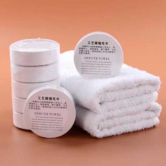 Reusable compressed  towels