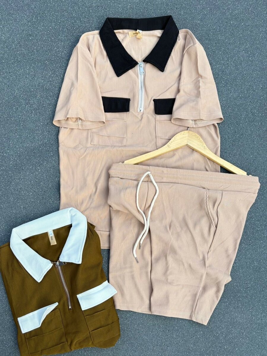 T-shirt et short rétro stylé