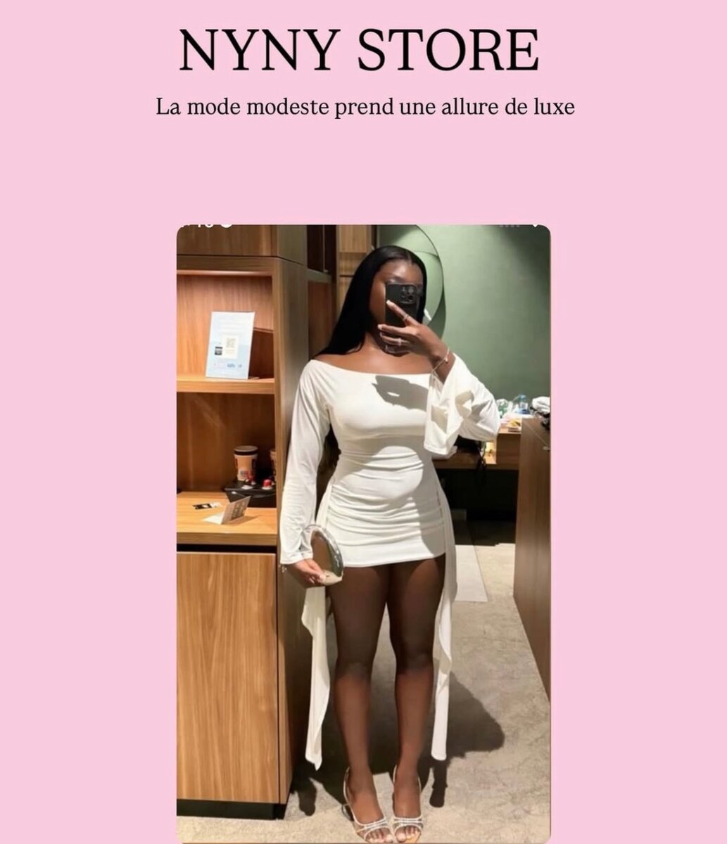 Robe élégante en blanc