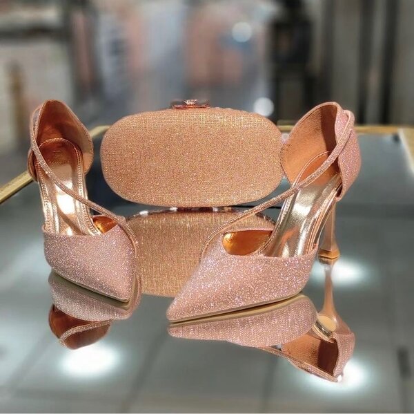 Ladies heel and bag