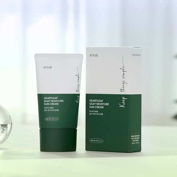 Anua Heartleaf Silky Moisture Sunscreen