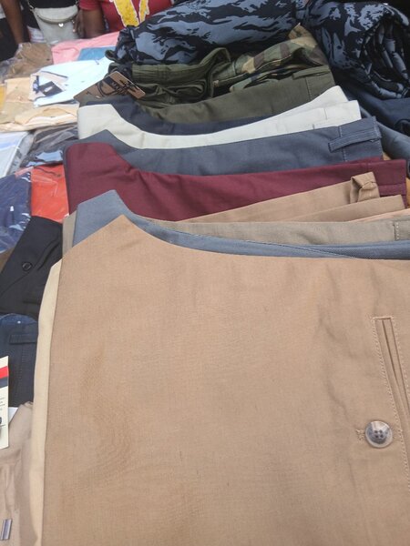 Khaki trousers