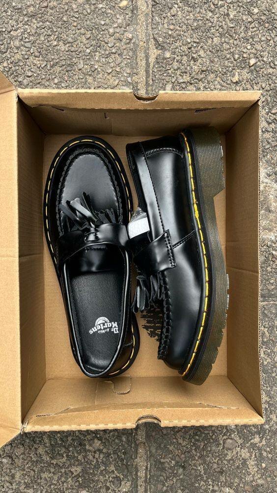 Chaussure martens en cuir