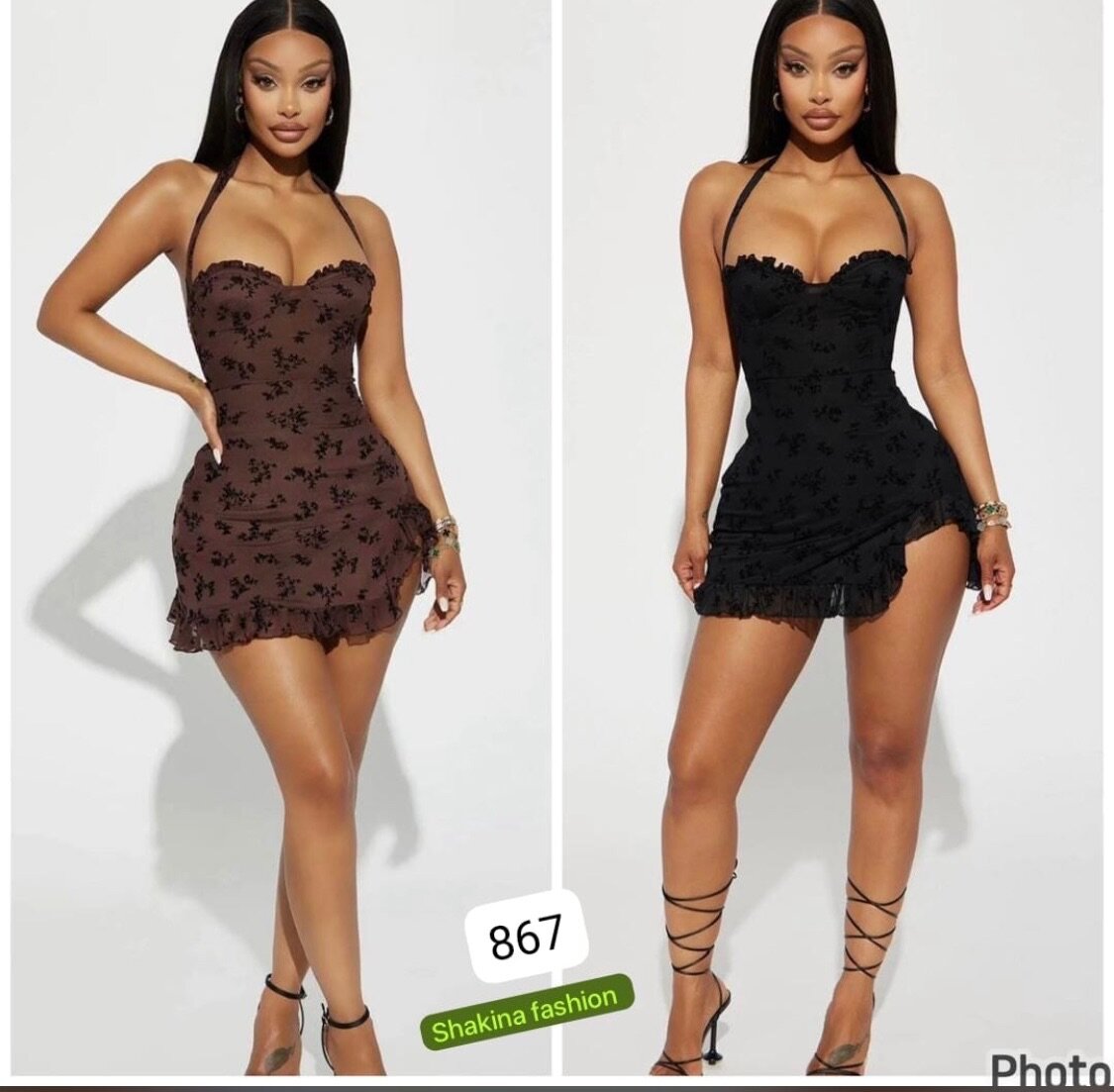 Robe longue en crochet élégante