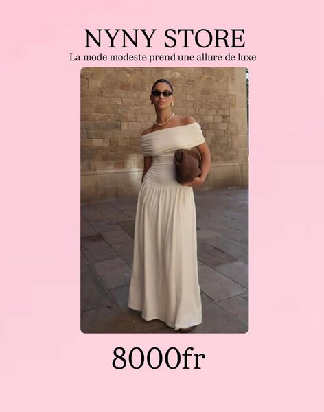 Robe de soirée élégante femme