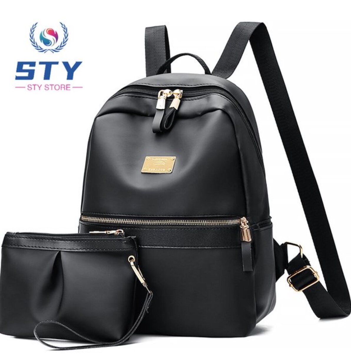 Pcs Ladies Backpack Bag School Bags Black Casual Bag Women