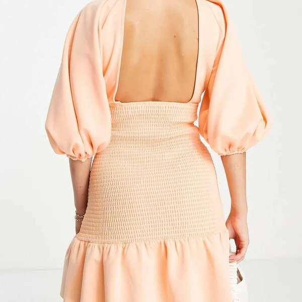 Orange cute dress