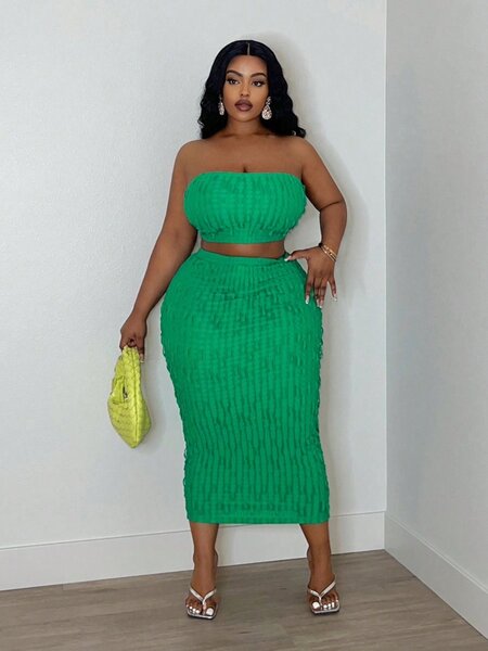 Top and skirt