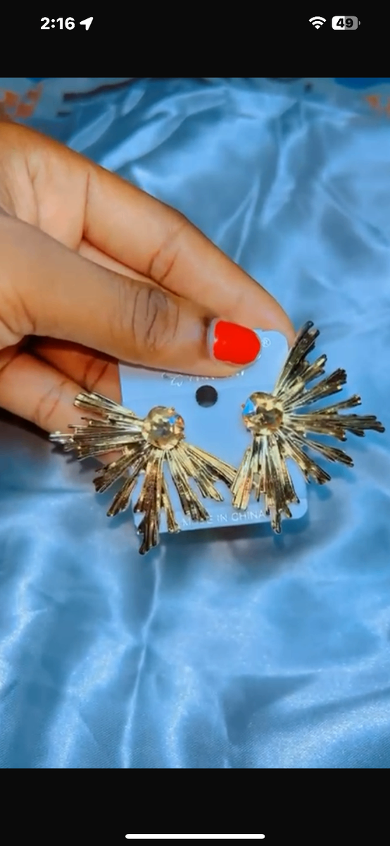 Statement earrings