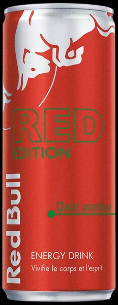 3 CANETTES RED BULL FRUITÉ
