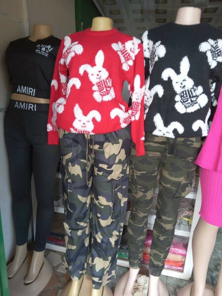 Dresses and cargo pants