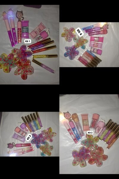 Ensemble maquillage floral