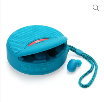 T&G TWS 2 In 1 Speaker Blue Tooth Outdoor Sports Subwoofer Loudspeaker Wireless Speaker With Noise Reduction Earphones