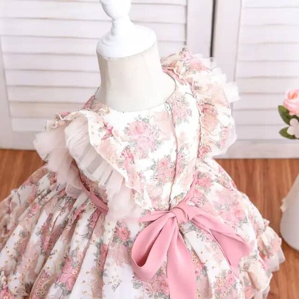 Robe bébé fleurie 9 mois