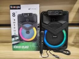 Enceinte Bluetooth Lumineuse 8"