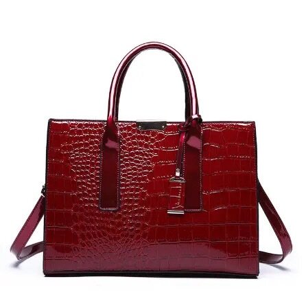 Leather hand bag